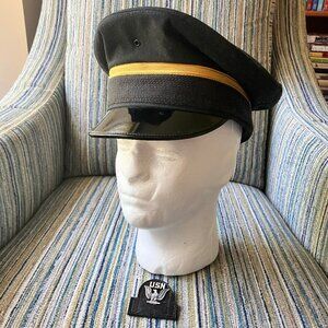 Kingform Deluxe blue US military officer dress cap